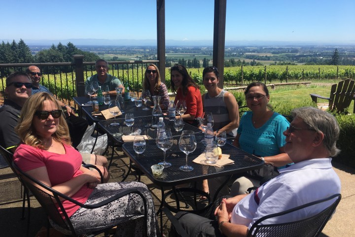 Happy Willamette Valley Wine Tasting Tour Customers